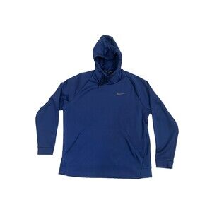 NIKE MEN’S SIZE XL PULLOVER HOODIE DRI FIT BLUE SWEATSHIRT TOP